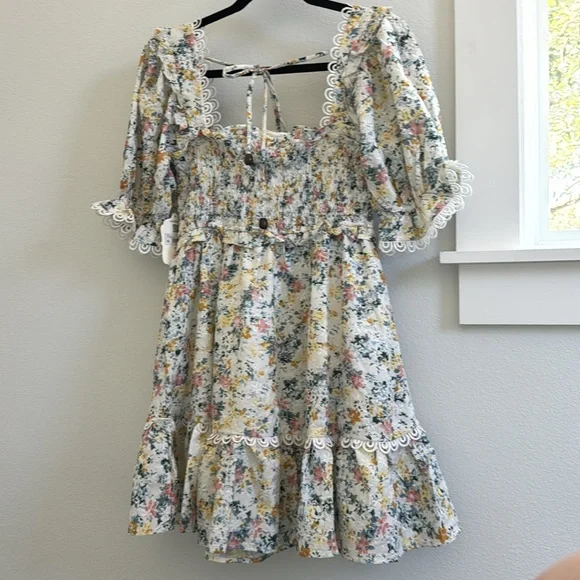 Altar’d State floral embroidered dress S - Picture 3 of 10